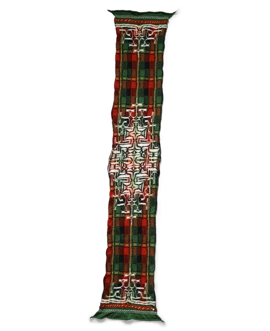 RARE‼️KAPITAL 縮絨ウール タータンアイヌHAPPYマフラー 完売