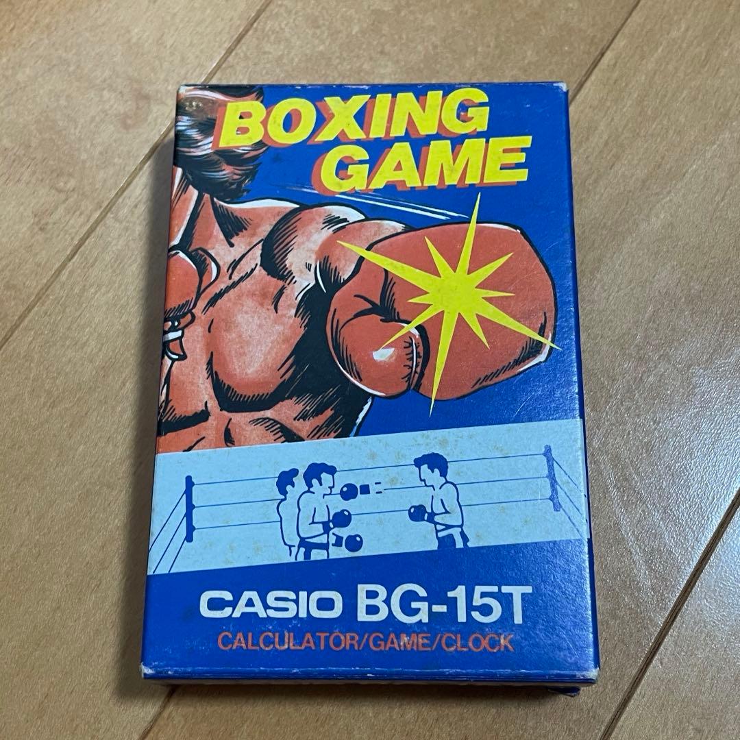casio カシオ　BG-15T ゲーム付き電卓　boxing ボクシング
