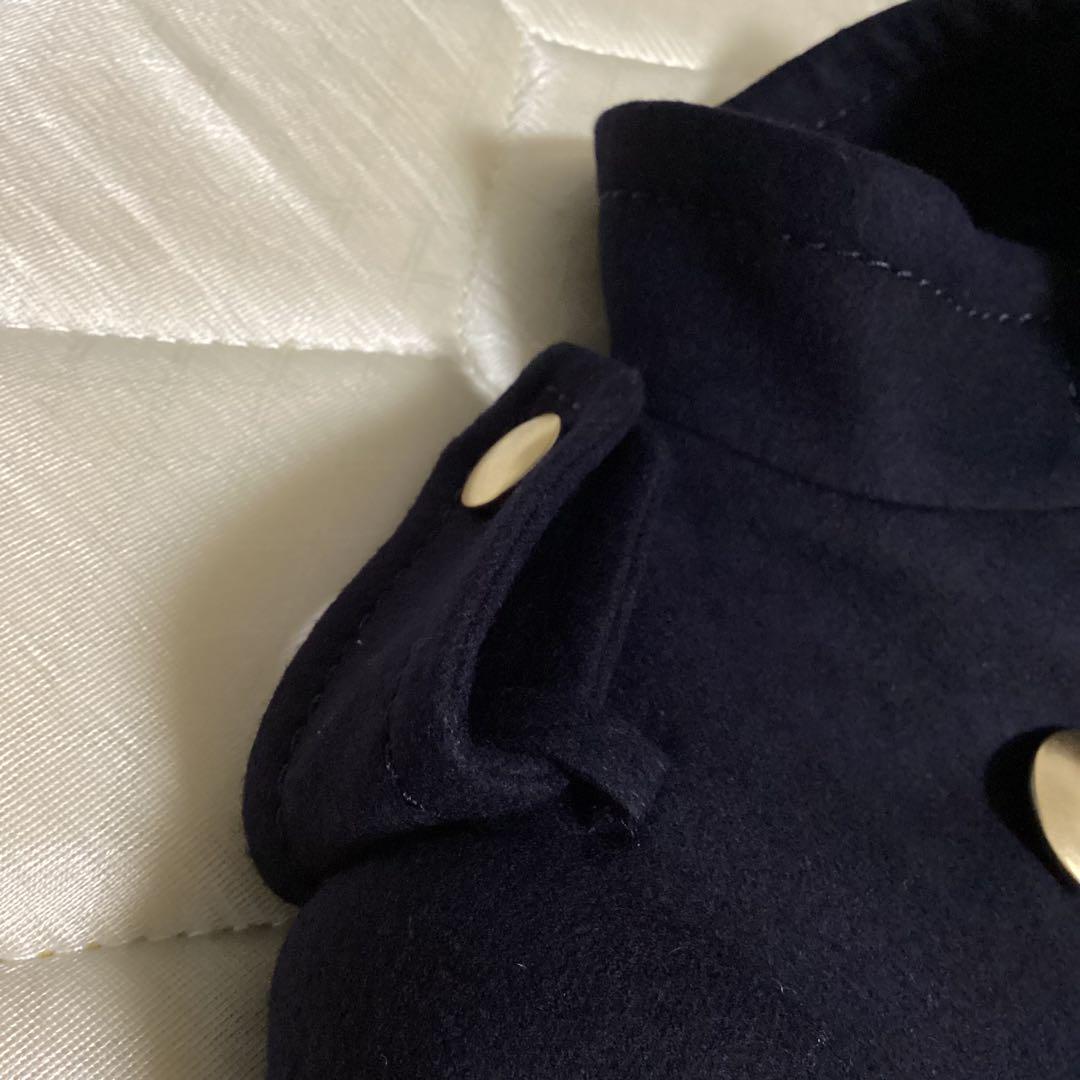 メ*ル様 サカイラック　マント　sacai luck　サイズ１　ネイビー