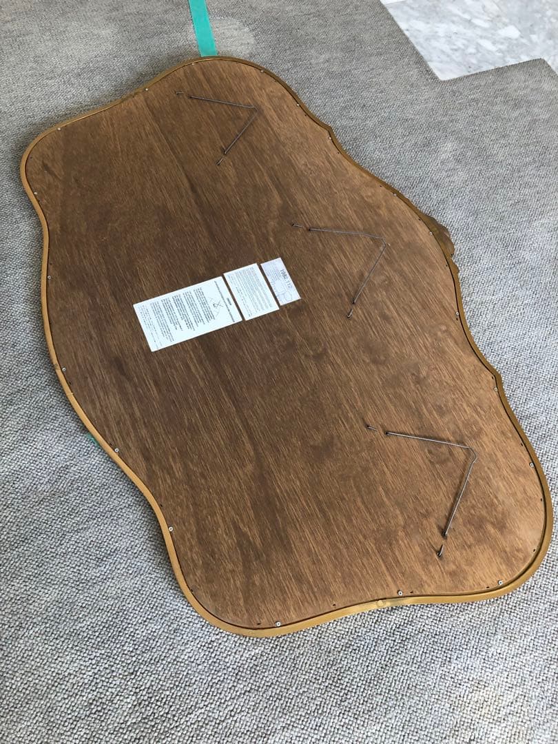 ス*イ様 ベルギー製 ビンテージ ウォールミラー ゴールド 金彩 レリーフ 壁掛