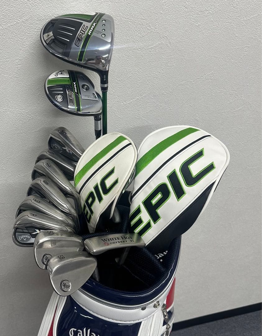 ◆初心者おすすめ◆キャロウェイエピックシリーズメンズゴルフセット