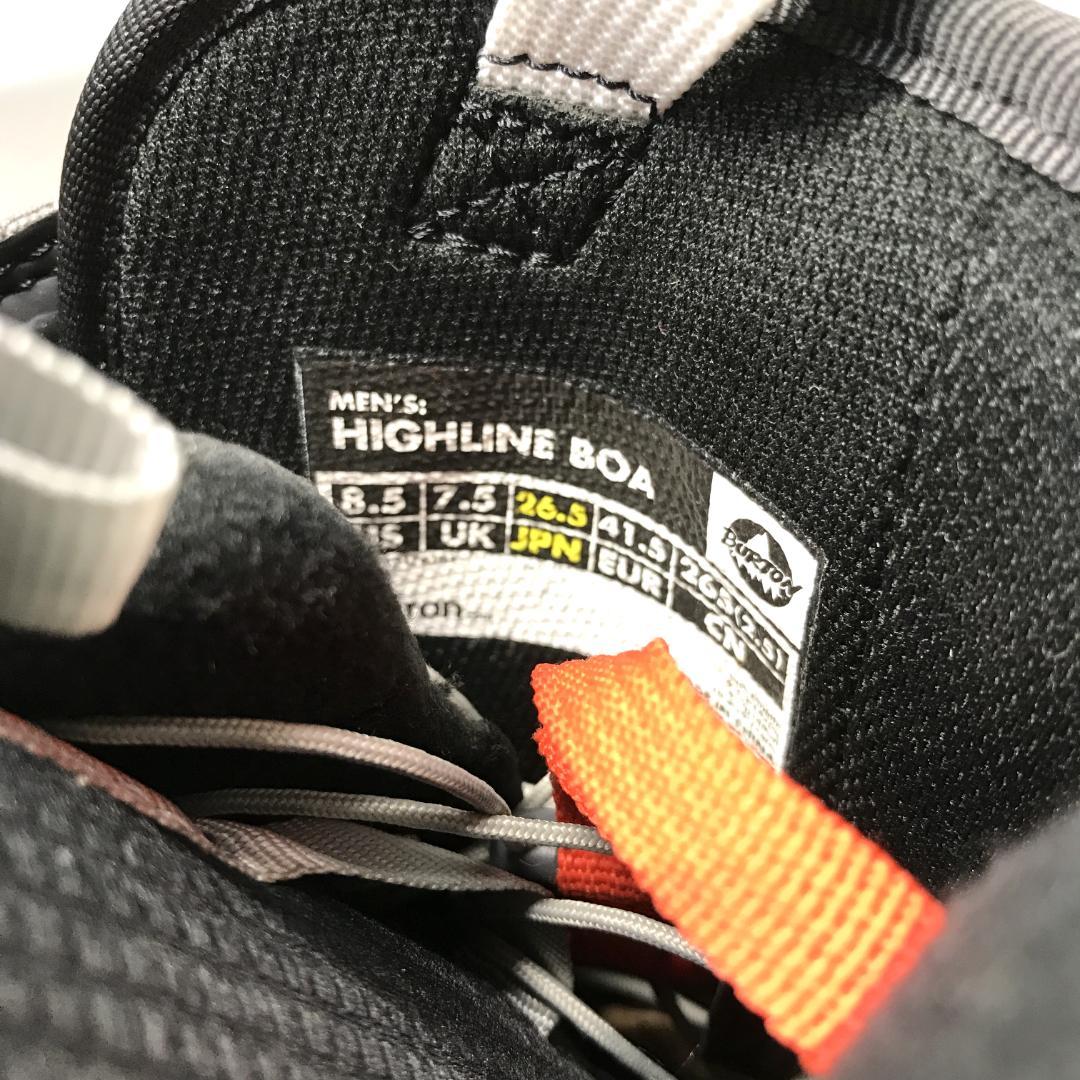 【未使用/試着のみ】BURTON HIGHLINE BOA ブーツ 26.5cm