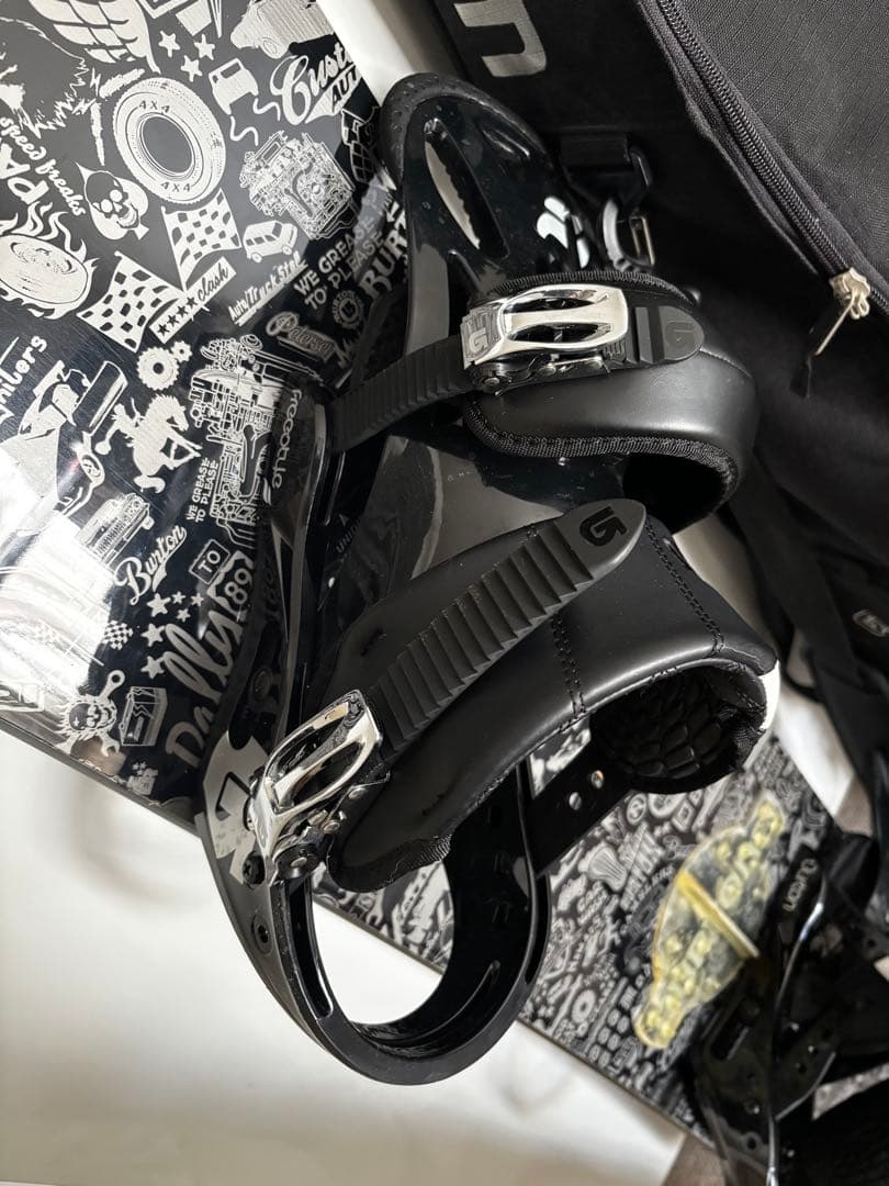 Burton スノーボード ケース&バインディング付き