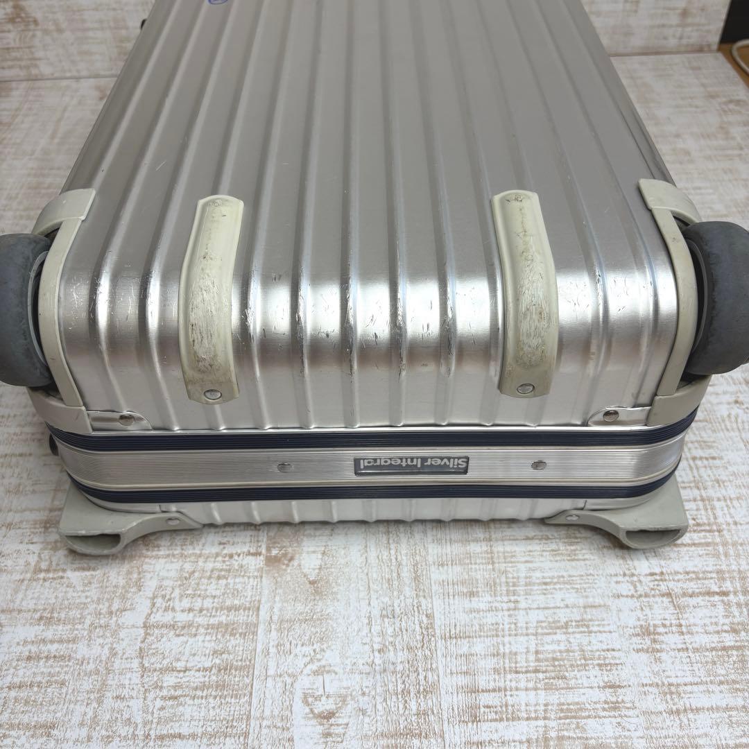廃盤RIMOWAトパーズ　シルバーインテグラル　32L 2輪　機内持込み