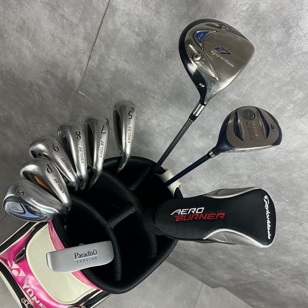 テーラーメイド　ヨネックス　レディースゴルフ10本セット　右　L　タイトリスト