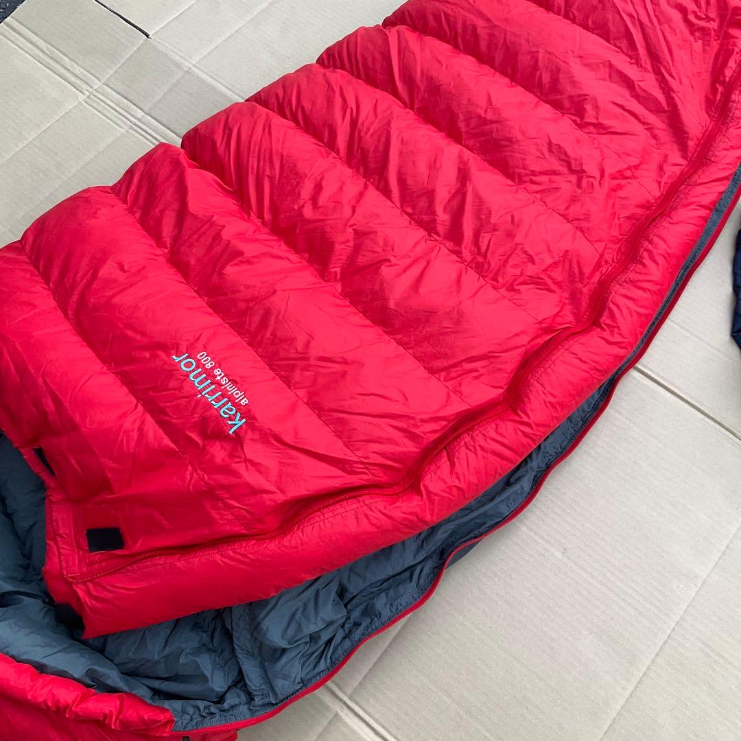 カリマー 冬用ダウンシュラフ　karrimor alpiniste 800