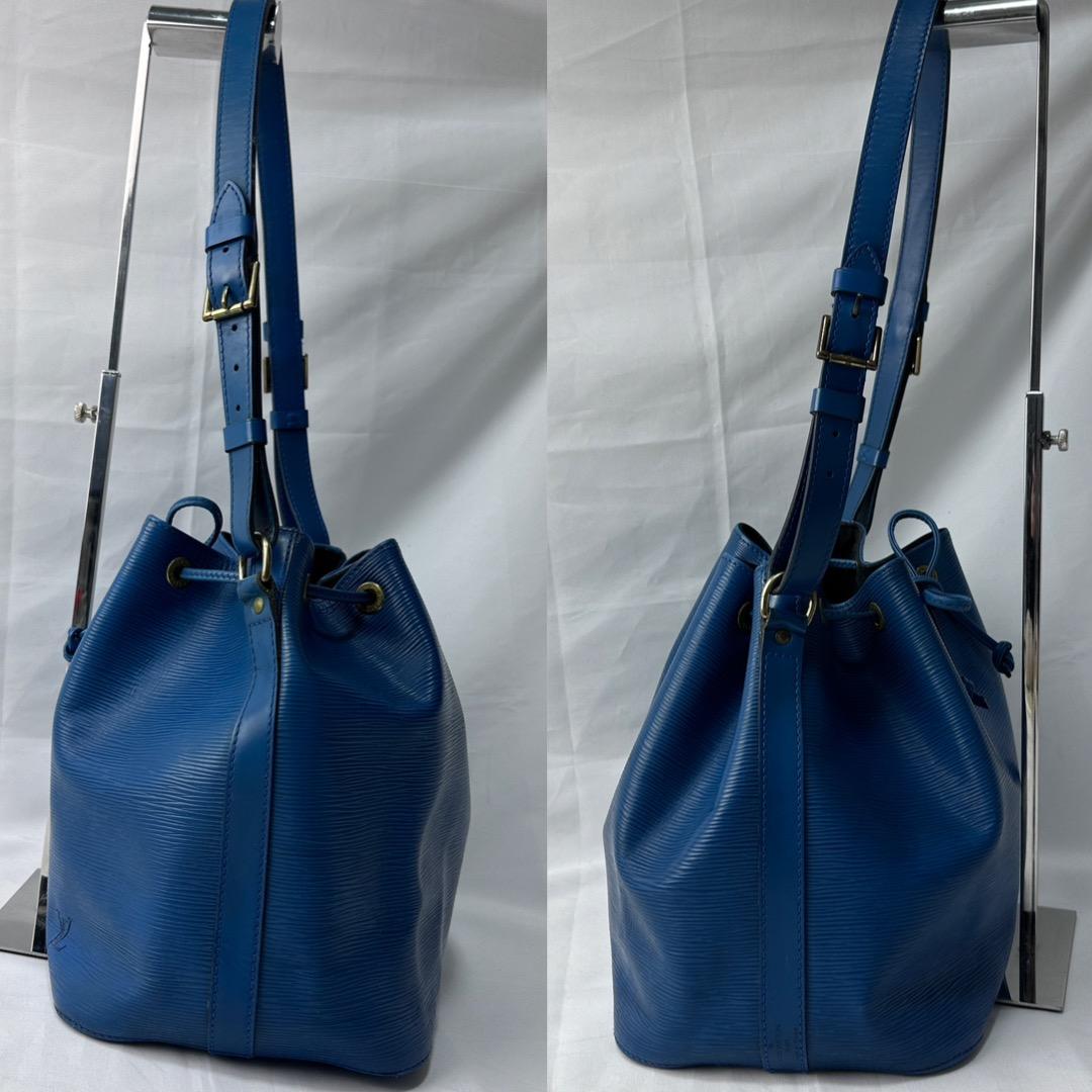 美品】 ルイヴィトン ショルダーバッグ プチノエ エピ ブルー レザー