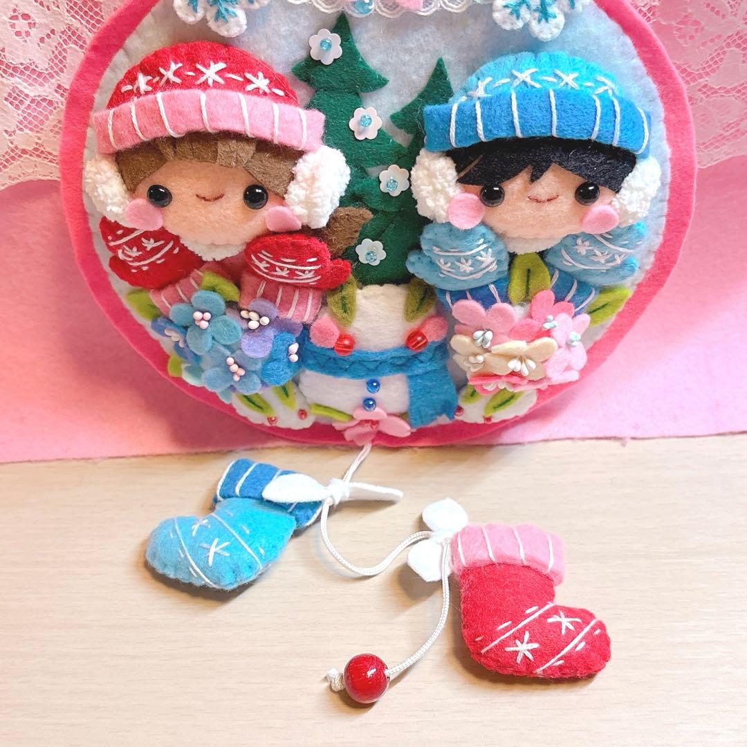 ハンドメイド・フェルト・フレーム飾り・専用