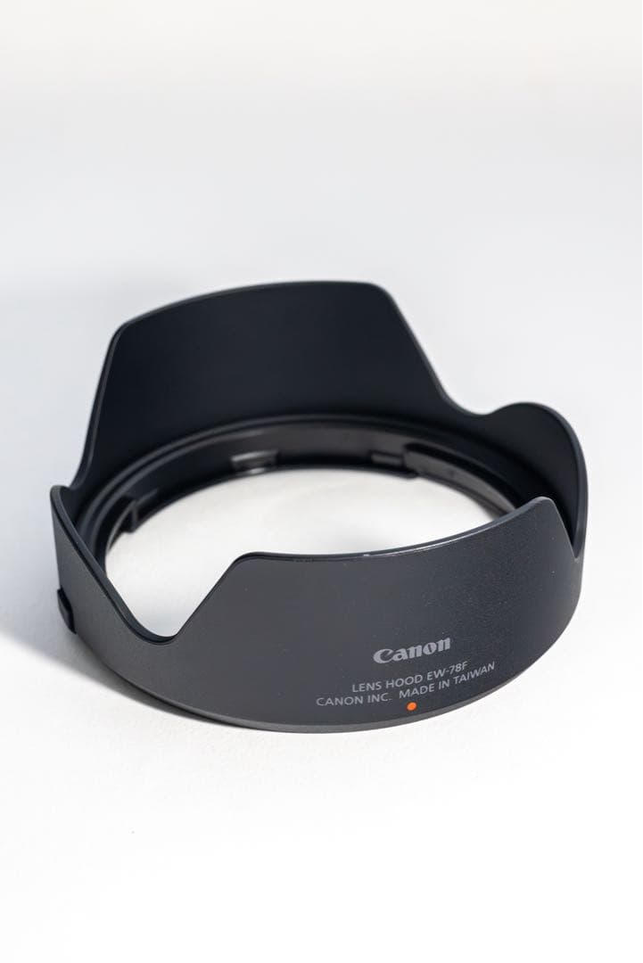 キャノン24-240ズームレンズ、レンズフード、円偏光フィルター、保護フィルター