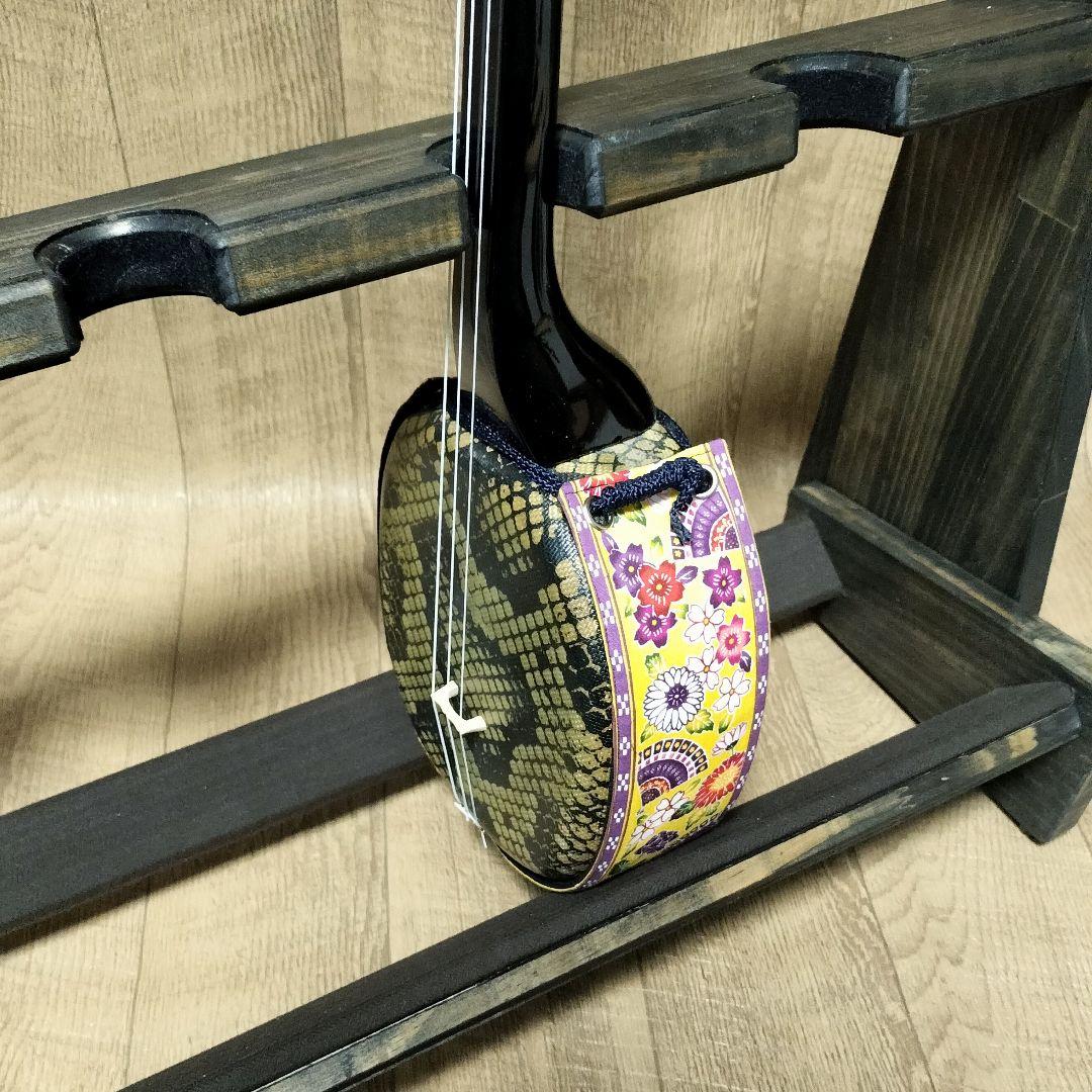 ♪ハンドメイド 沖縄三線ラック　折りたたみ収納　三線スタンド　♪