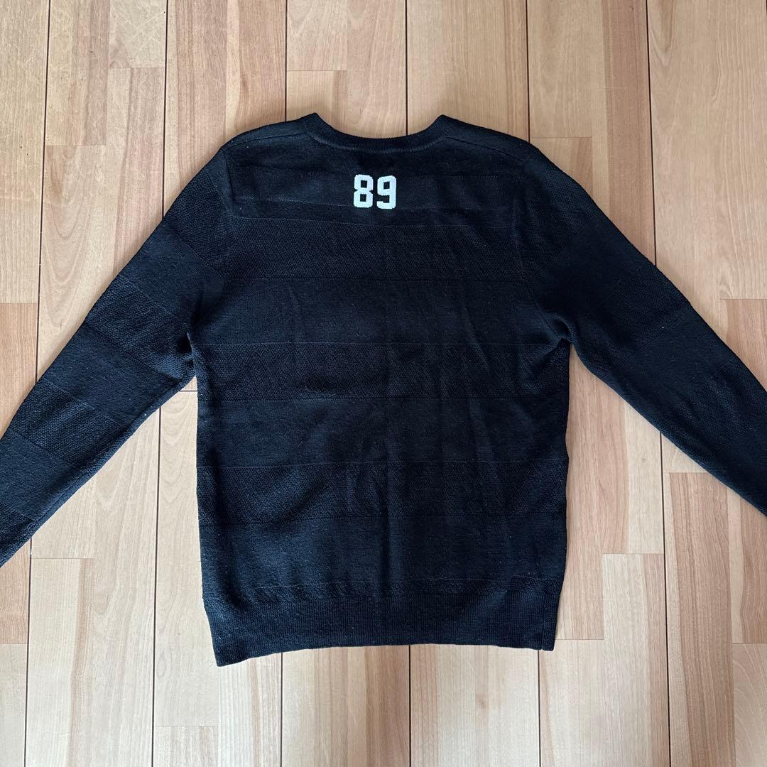 ウール100% パーリーゲイツ　ニット　黒　ブラック　4ゴルフ