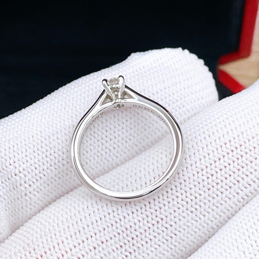 ◇カルティエ◇新品仕上済 1837 ソリテール ダイヤ リング 0.24C PT