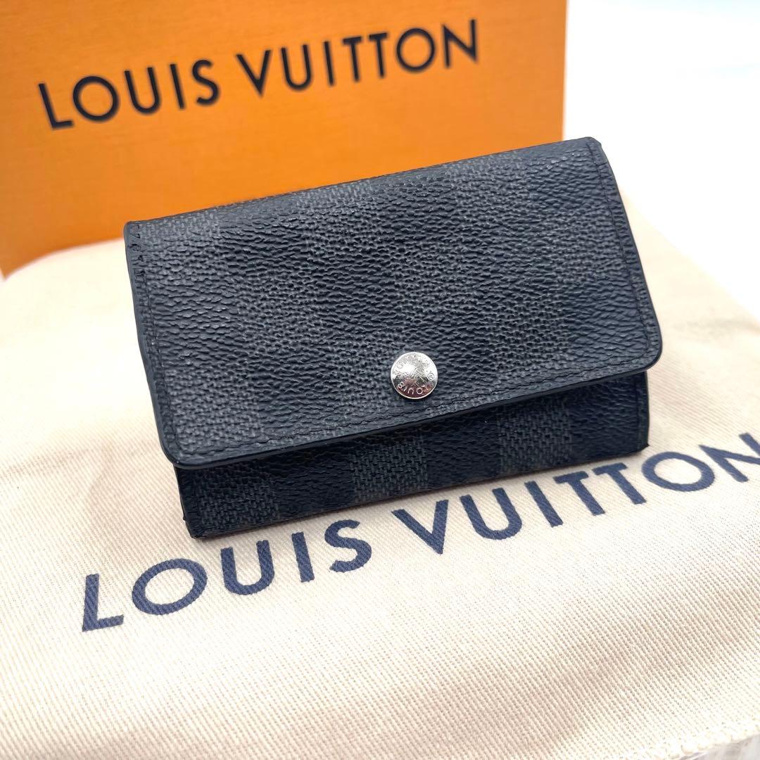 ルイヴィトン ダミエ　グラフィット　キーケース　キーリング　キーホルダー770