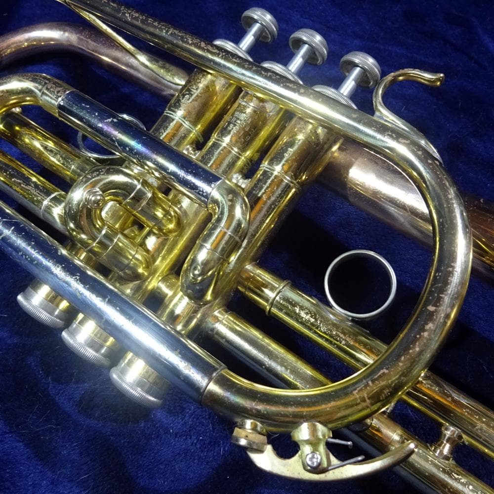 YAMAHA YCR-332 インペリアルコルネット 赤ベル ロングカスタム仕様