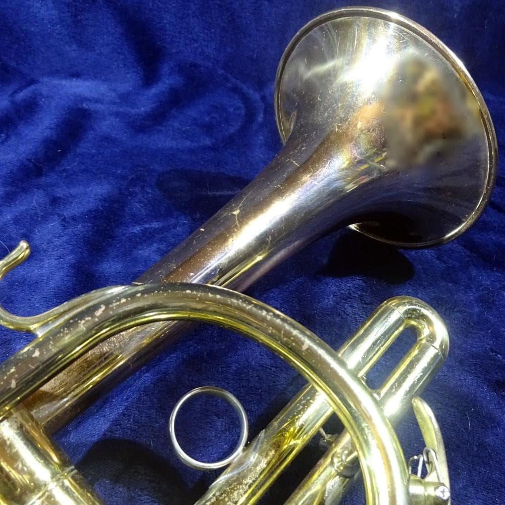 YAMAHA YCR-332 インペリアルコルネット 赤ベル ロングカスタム仕様