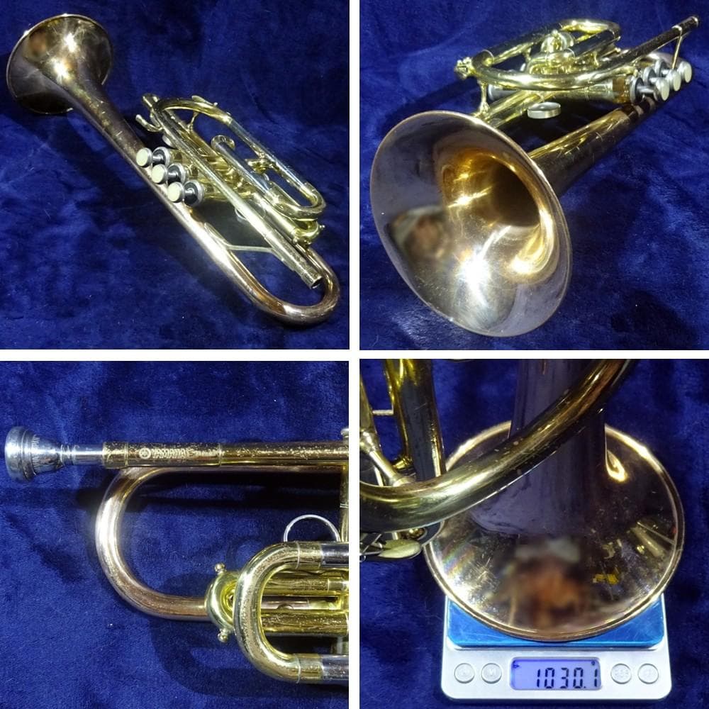 YAMAHA YCR-332 インペリアルコルネット 赤ベル ロングカスタム仕様