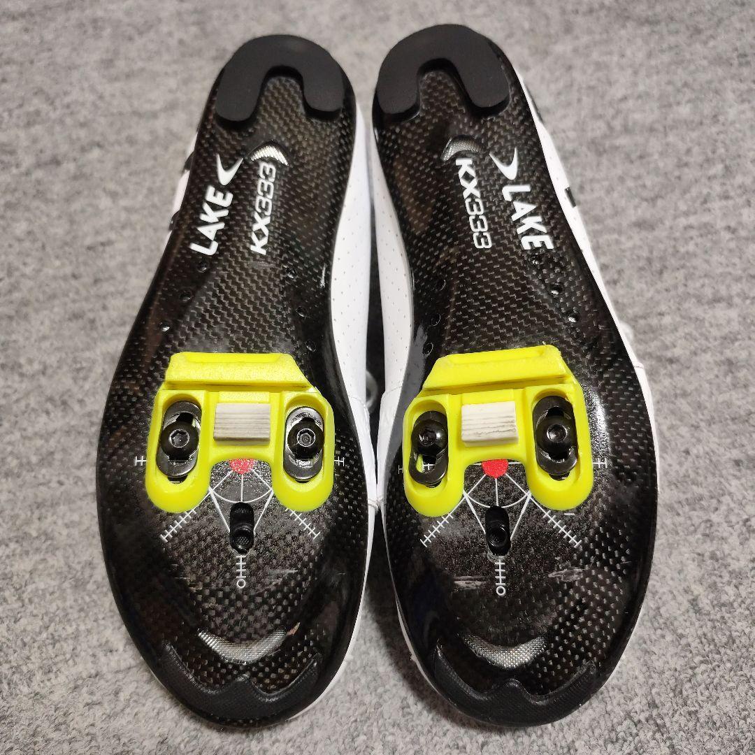 極美品 40.0 LAKE KX333 シューズ 競輪 レイク サイクルシューズ