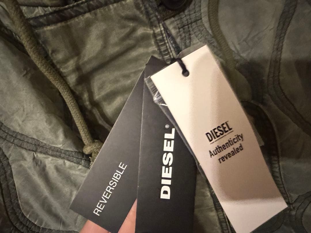 DIESEL リバーシブル コート　アウター　ボア　xxs