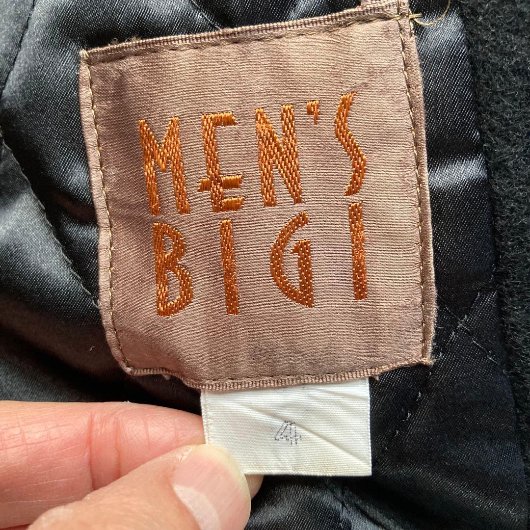 希少XLサイズ　美品　80s MEN’S BIGI 袖レザー　スタジャン