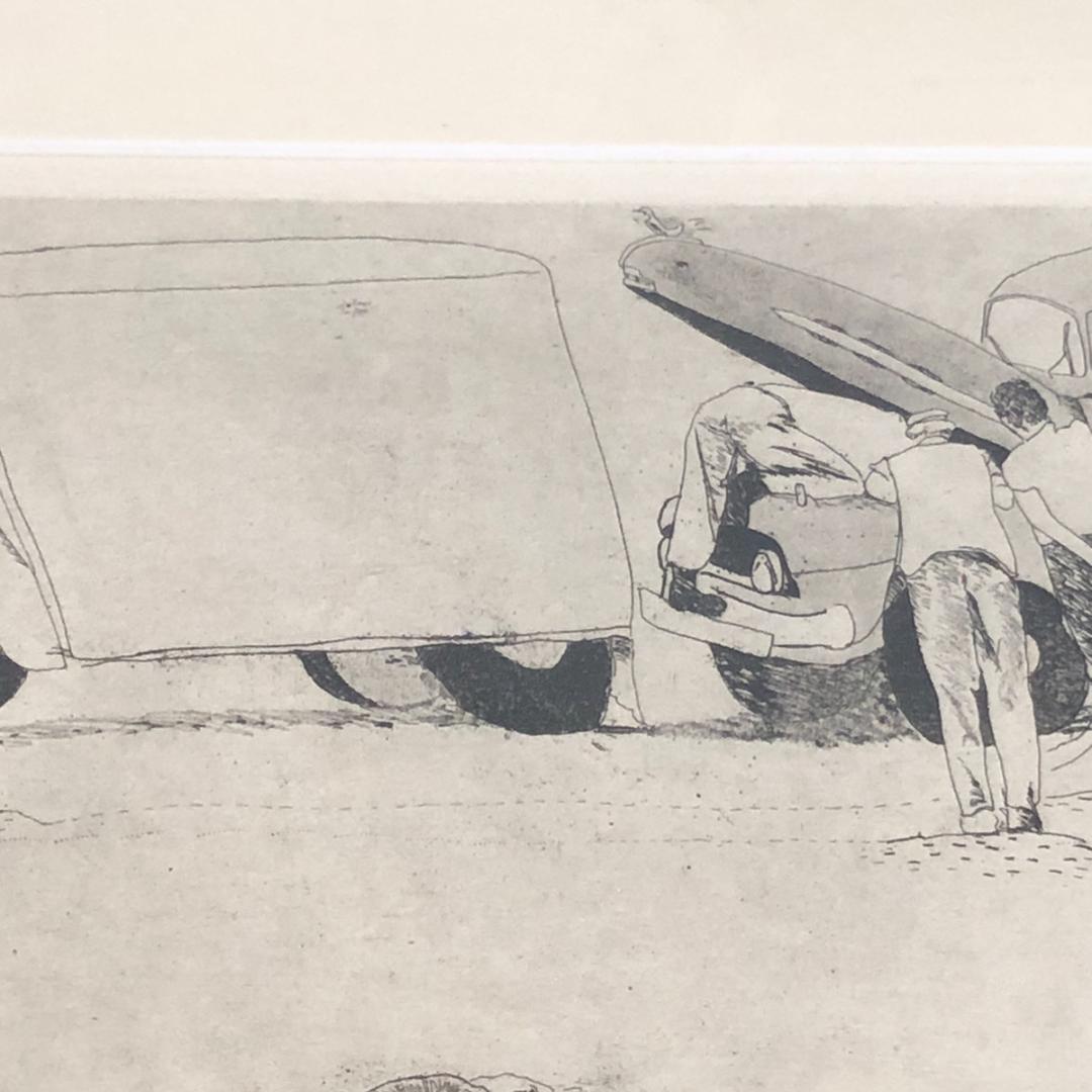 山本容子 銅版画 アートフレーム other voices SN:23/40