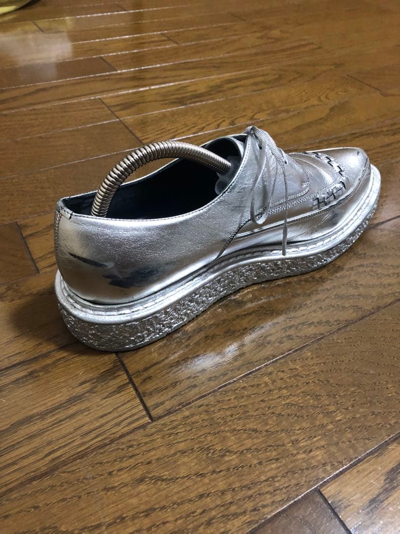 サンローラン クリーパーズ シルバー saint laurent 14aw - メルカリ