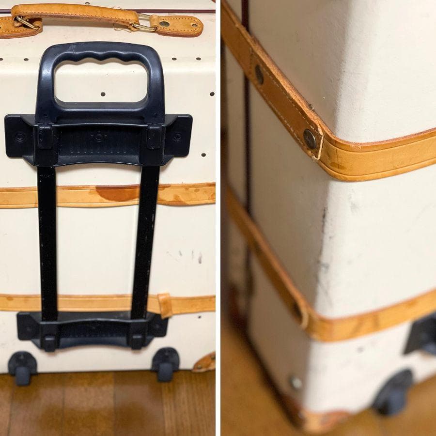 【✨グローブトロッター✨ サファリ】 キャリーオン 2輪 アイボリー