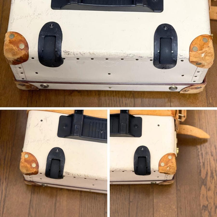 【✨グローブトロッター✨ サファリ】 キャリーオン 2輪 アイボリー