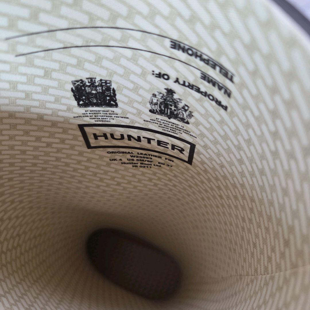 【新品未使用☆】HUNTER レインブーツ ダークブラウン　23.5～24cm