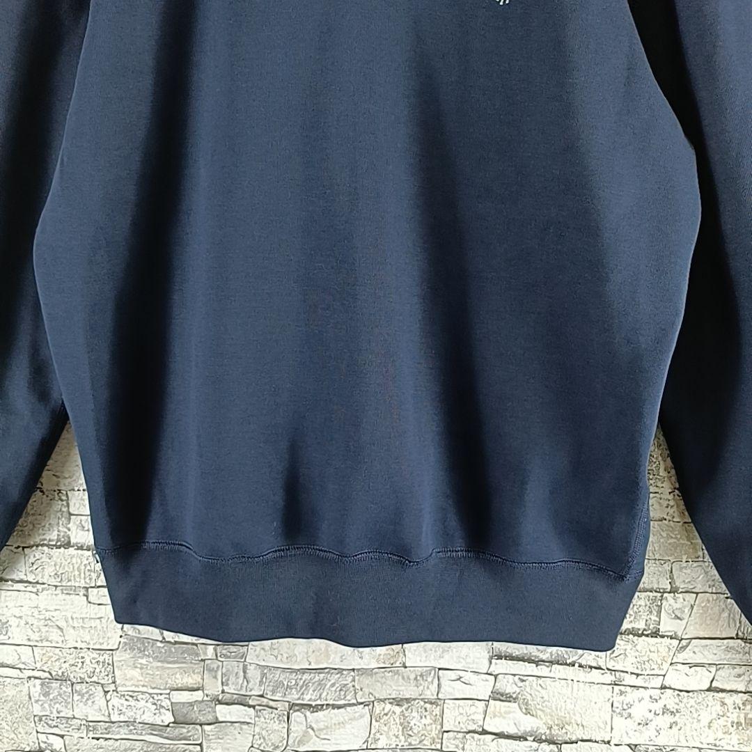 美品✨ポロラルフローレン スウェット トレーナー 現行 刺繍ロゴ ネイビー S
