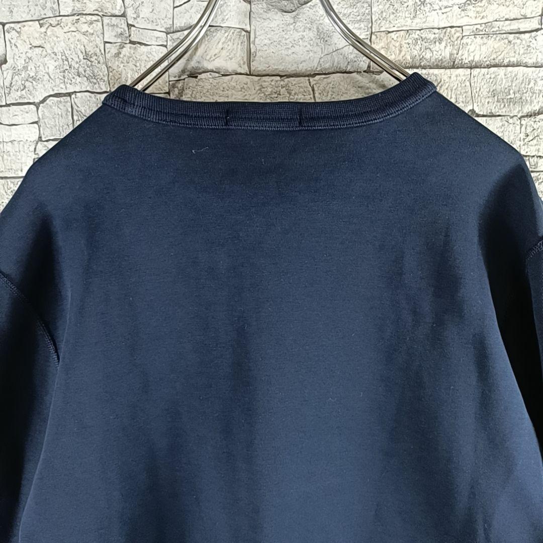 美品✨ポロラルフローレン スウェット トレーナー 現行 刺繍ロゴ ネイビー S