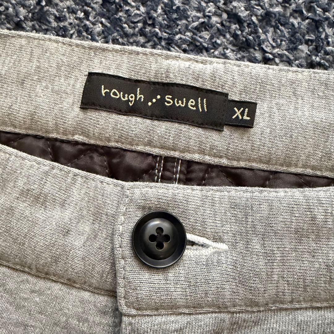 ラフアンドスウェル　中綿　スウェット　パンツ　ゴルフウェア　グレー　サイズXL