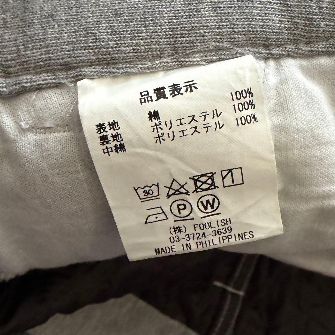 ラフアンドスウェル　中綿　スウェット　パンツ　ゴルフウェア　グレー　サイズXL