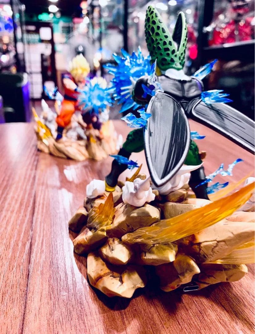 ドラゴンボール 孫悟空 孫悟飯 親子かめはめ波 フィギュア ガレージ