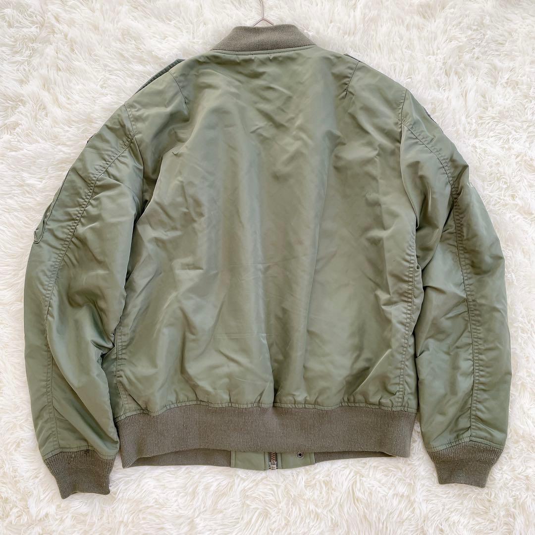 2XLサイズ✨AVIREX MA-1フライトジャケット タイガー刺繍 ブルゾン