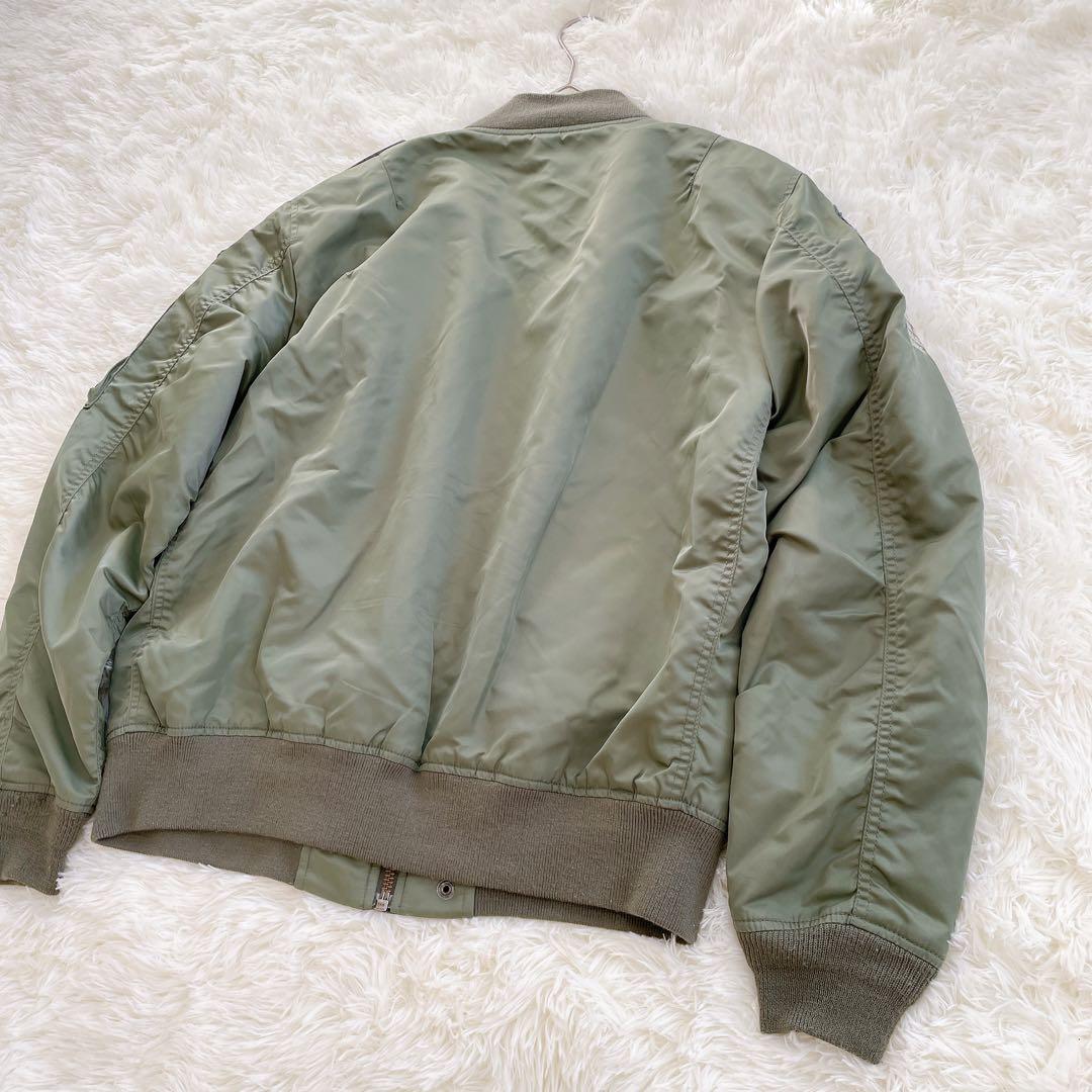 2XLサイズ✨AVIREX MA-1フライトジャケット タイガー刺繍 ブルゾン