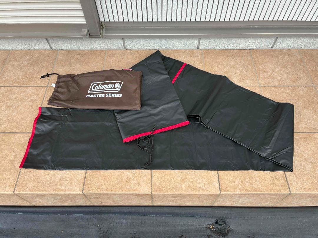 【美品】4Sワイド2ルームカーブ グランドシート マット コールマン