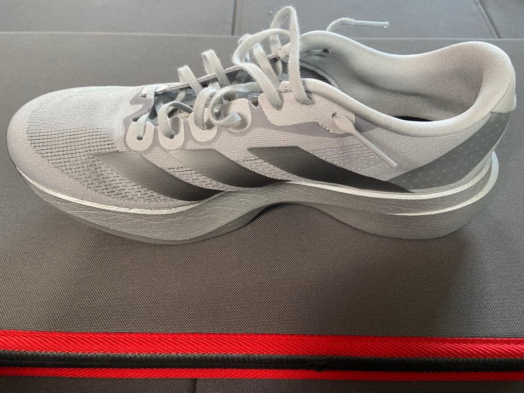 ADIZERO EVO SLグレー 走行距離5km 27.5cm