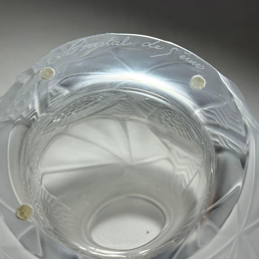 ◆CRISTAL de SERVES FRANCE クリスタル花瓶 フランス製◆