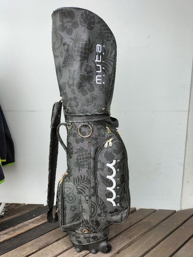 muta キャディバッグ ブラック　ハワイ　おじさん