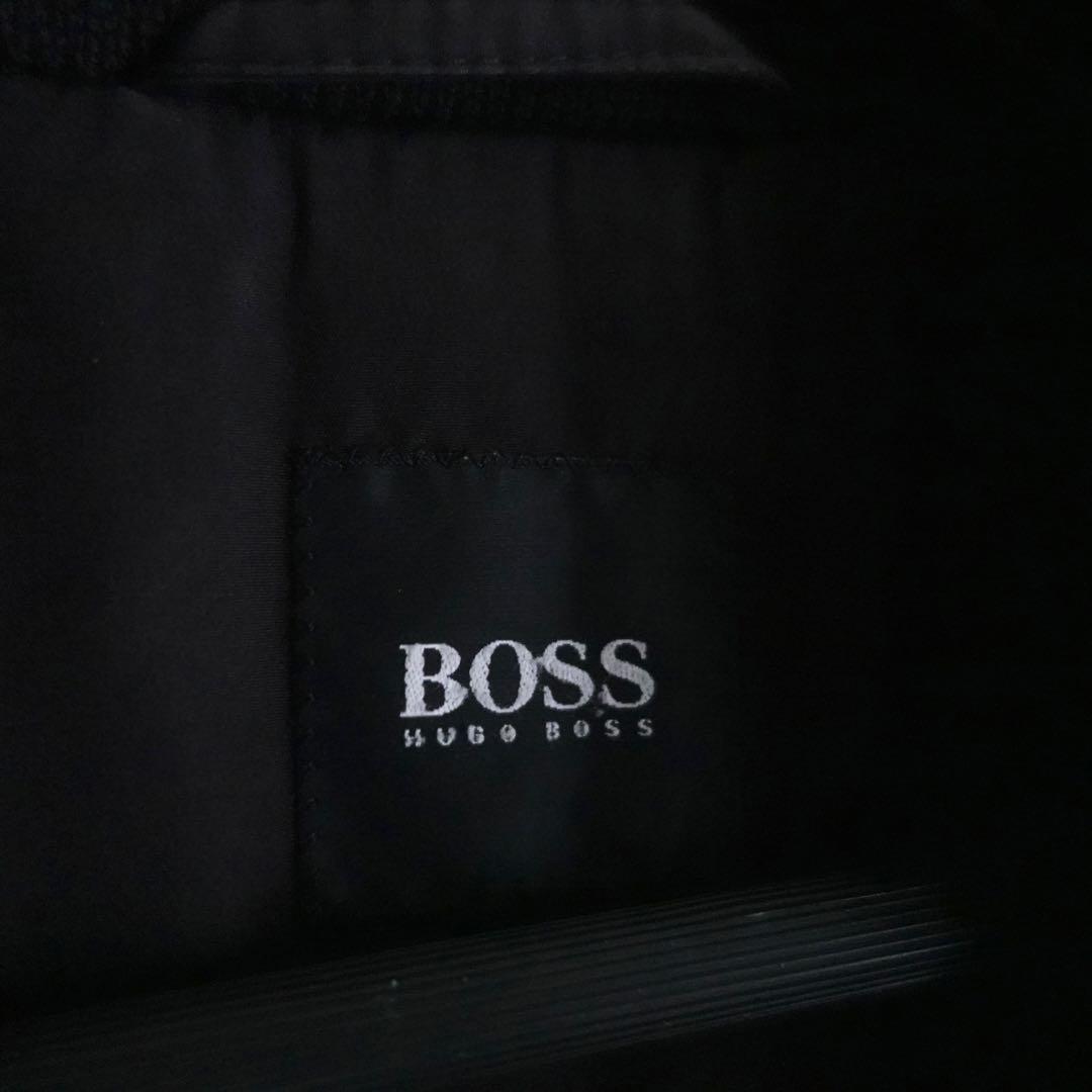 HUGO BOSS 中綿スタンドカラーコート　ブラック　48