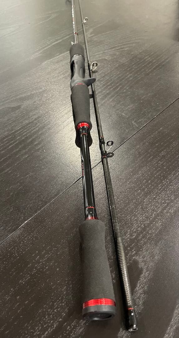 バス釣り2セット・ベイトロッド&リール(左巻)スピニングロッド&リール・ライン付