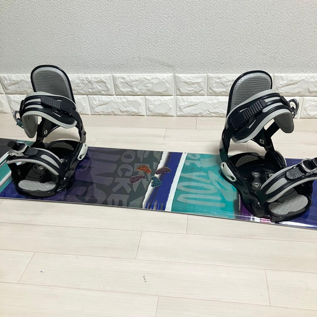 バック付/IGNIO GRV-RCイグニオ ロッカースノーボードセット155cm