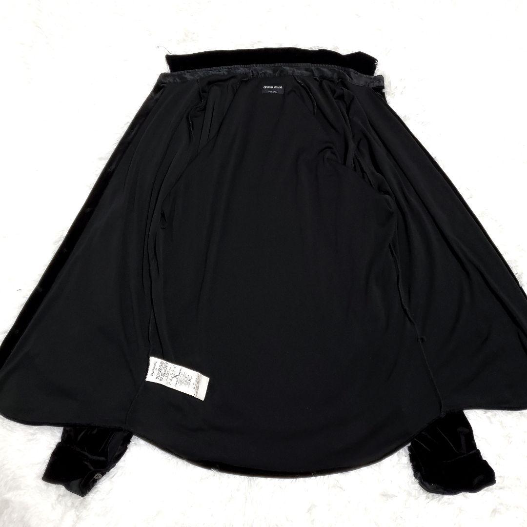 希少✨GIORGIO ARMANI ベロアシャツ　シルク ファラ・フォーセット様