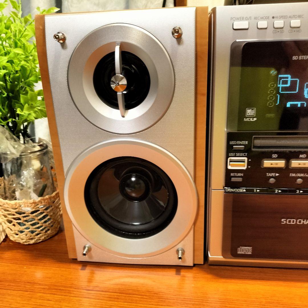 panasonicミニコンポSA-PM710SD取扱い説明書リモコン付き