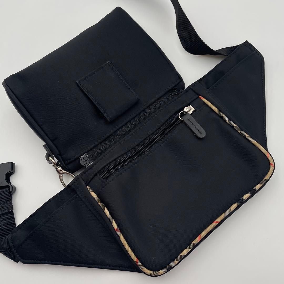 mii 様 バーバリー ゴルフ ノバチェック ボディバッグ ウエストバッグ