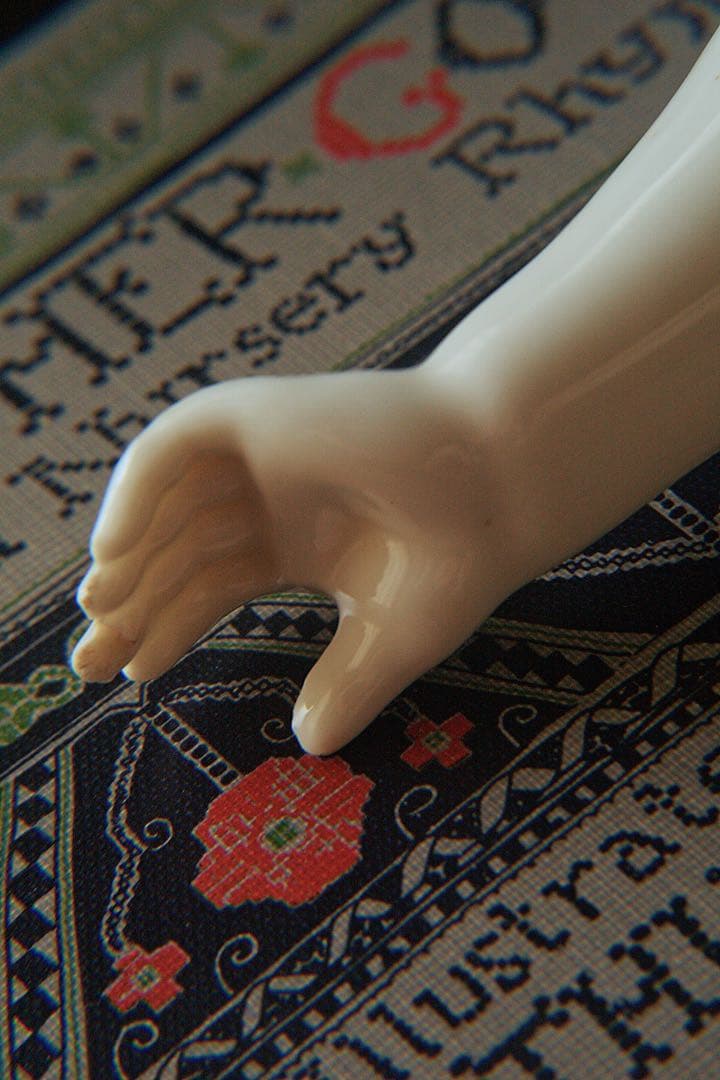 アンティーク チャイナヘッドドール 1880年頃 人形 ドイツ製 ビスクドール