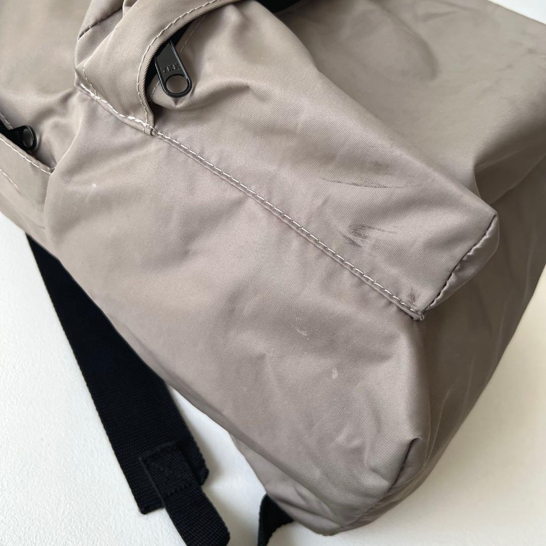 【フランス製】Herve Chapelierリュック グレーベージュ