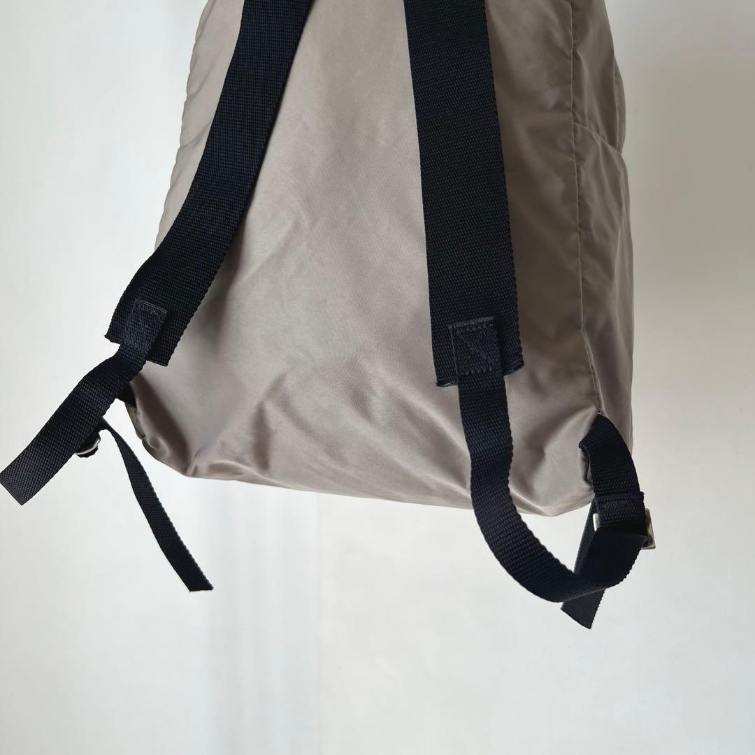 【フランス製】Herve Chapelierリュック グレーベージュ