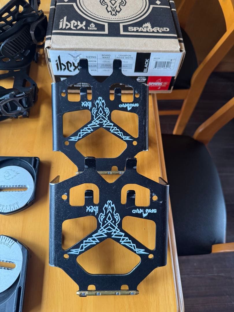 spark&Burton hitchhikerスノーボードビンディングセット