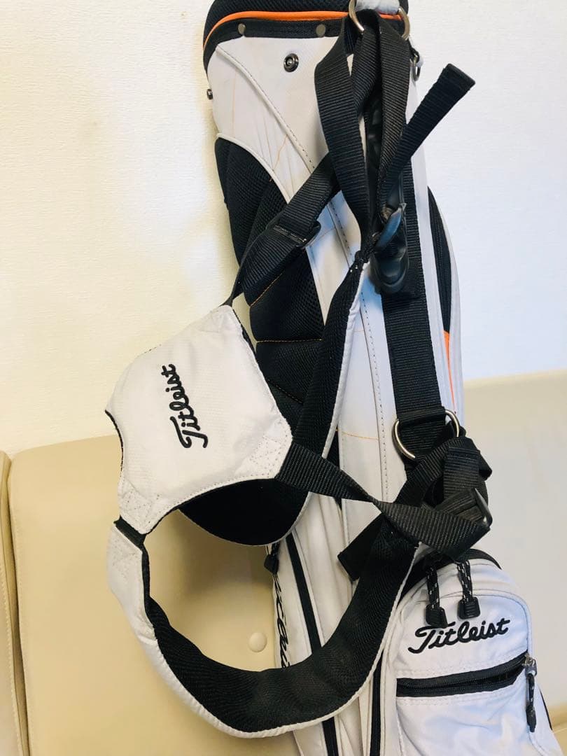 【送料込み】廃盤希少品　超軽量　Titleist グレー キャディバッグ